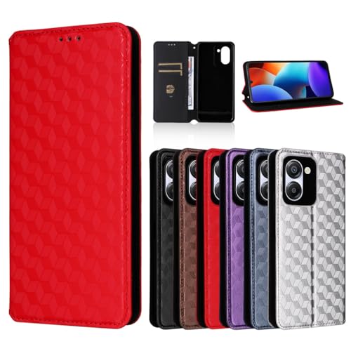 Baifu Handyhülle für Blackview Color 8 Hülle, PU Leder Case Cover Tasche mit Brieftasche Schutzhülle für Blackview Color 8 Klapphülle, Quadrat2 von Baifu