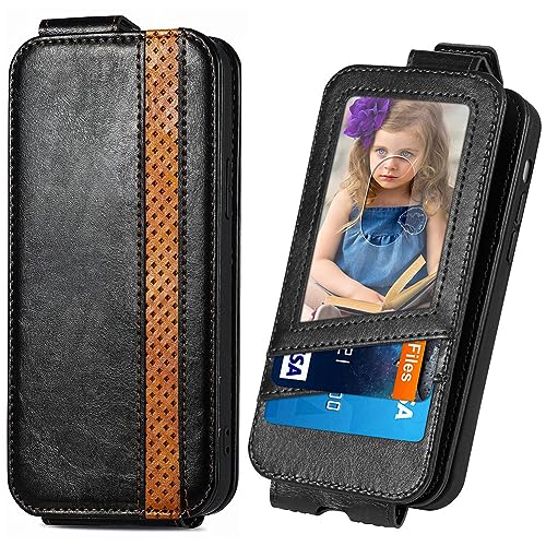 Baifu Handyhülle für Infinix Smart 9 4G Hülle Magnetständer, PU Leder [Ständer] Hülle Brieftasche Handytasche Cover Kompatibel für Infinix Smart 9 4G-Schwarz von Baifu