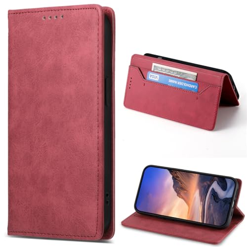 Baifu Hüllen für Honor X40 GT, PU-Lederhülle für Honor X40 GT, Brieftaschen-Hülle mit Kartenfächern + horizontalem Ständer-17 von Baifu