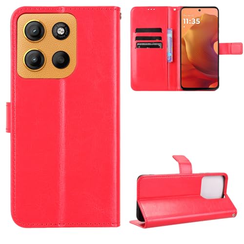 Baifu Lederhülle für Moto G15/G15 Power Hülle, Tasche Cover Etui Handyhülle für Moto G15/G15 Power-007 von Baifu