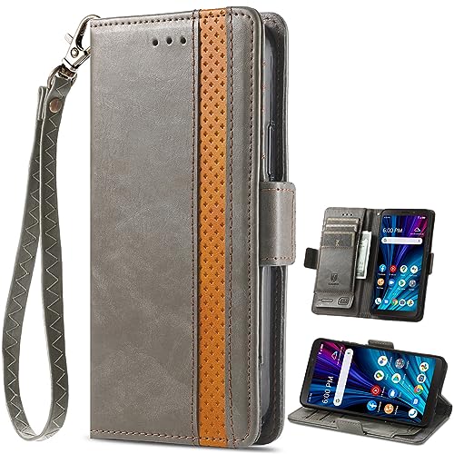 Baifu RFID Schutz Hülle für Anshin Family Cover, Business-Stil Klapphülle Kartenfach Wallet Anshin Family Phone Case, PU Leather Cover für Anshin Family-07 von Baifu