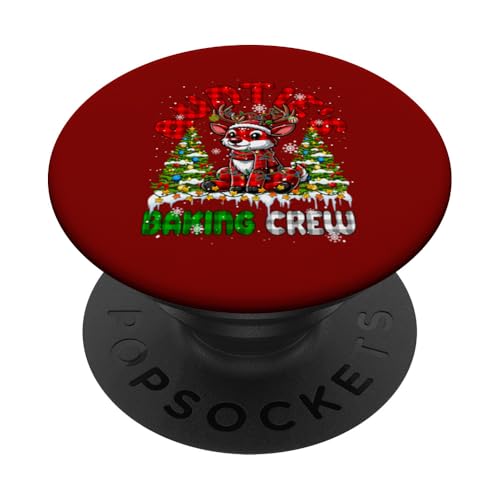 Auntie's Baking Crew Santa Rentier Xmas Baker Family Group PopSockets Klebender PopGrip von Baker Christmas Costume