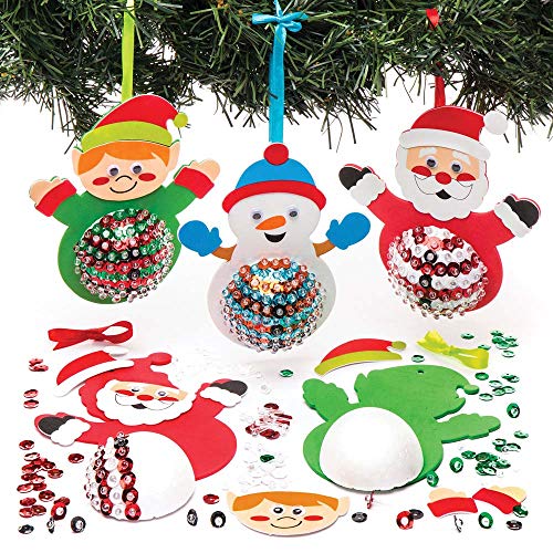 Baker Ross AR759 Pailletten-Dekorationssets, Weihnachtsfiguren, 3 Stück, sortiert Baker Ross AR759 Pailletten-Dekorationssets, Weihnachtsfiguren, 3 Stück, sortiert von Baker Ross
