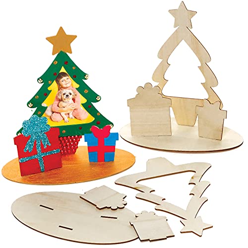 Baker Ross FC115 Weihnachten Holz Bilderrahmen Bastelsets zum Bemalen - 4er Pack, Bilderrahmen für Kinder zum Bemalen und Ausstellen, Personalisierte Weihnachtsdekoration Baker Ross FC115 Weihnachten Holz Bilderrahmen Bastelsets zum Bemalen - 4er Pack, Bilderrahmen für Kinder zum Bemalen und Ausstellen, Personalisierte Weihnachtsdekoration von Baker Ross
