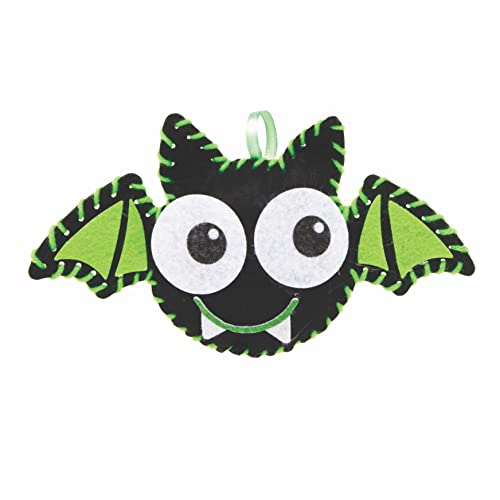 Baker Ross FE672 Fledermaus Bastelset Nähset für Kinder - 3er Pack, Bastelset zum Nähen für Kinder, Halloween Bastelsets, Halloween Party Aktivitäten Baker Ross FE672 Fledermaus Bastelset Nähset für Kinder - 3er Pack, Bastelset zum Nähen für Kinder, Halloween Bastelsets, Halloween Party Aktivitäten von Baker Ross