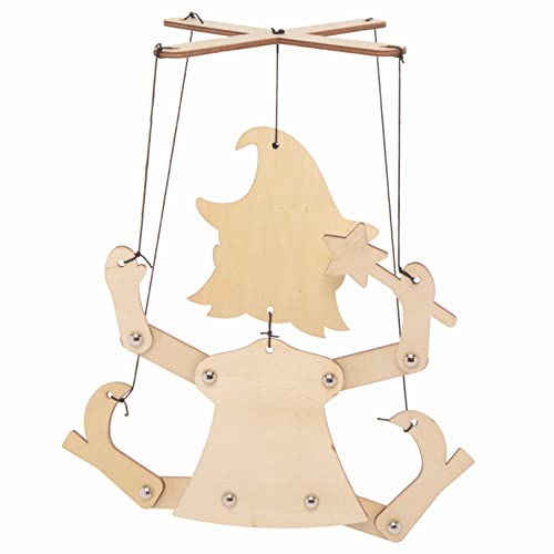 Baker Ross FE686 Hexen Handpuppen aus Holz - 3er Pack, Bastel deine eigenen Holzpuppen, Holzbastelset für Kinder zum Zusammenbauen und Dekorieren Baker Ross FE686 Hexen Handpuppen aus Holz - 3er Pack, Bastel deine eigenen Holzpuppen, Holzbastelset für Kinder zum Zusammenbauen und Dekorieren von Baker Ross