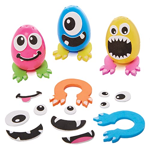 Baker Ross FX531 Monsterhaufen-Eiform-Bausätze - 10er-Pack, Eier-Bastelsets für Kinder Baker Ross FX531 Monsterhaufen-Eiform-Bausätze - 10er-Pack, Eier-Bastelsets für Kinder von Baker Ross