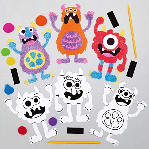 Baker Ross Sandkunst mit Halloween-Monstern, Magnete, 6er-Packung, für Kinder zum Verzieren und Präsentieren, ideal für Kinder-Kunst- und Bastelprojekte, AX246 Baker Ross Sandkunst mit Halloween-Monstern, Magnete, 6er-Packung, für Kinder zum Verzieren und Präsentieren, ideal für Kinder-Kunst- und Bastelprojekte, AX246 von Baker Ross