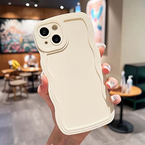 Bakicey Hülle für iPhone 11 Pro Liquid Silikon Gewellt Weiche SchutzHülle Stilvoll Ultra Dünn Wellen Matte HandyHülle kameraschutz Hülle Stoßfeste Bumper für Case Cover für iPhone 11 Pro, Weiß von Bakicey