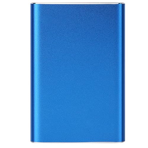 Bakkeny Externe mobile Festplatte, 6,3 cm (2,5 Zoll), High-Speed, USB 3.0, 640 GB Speicher, tragbare Festplatte für Laptop, Desktop, PC, einfach zu bedienen, Blau von Bakkeny