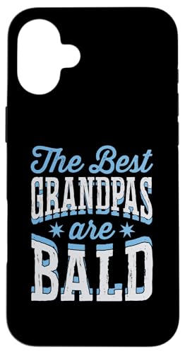 Hülle für iPhone 16 Plus Die besten Opas sind Glatze Proud Bald Grandpa von Bald Guy Pride Merch With Jokes About Being Bald