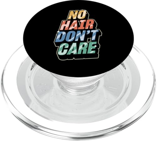 Kein Haar ist mir egal Cool Glatze Guy Pride PopSockets PopGrip für MagSafe von Bald Guy Pride Merch With Jokes About Being Bald