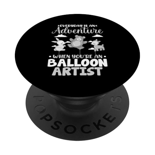 Luftballon-Künstler, professionelle lustige Tiere, drehen PopSockets Klebender PopGrip von Balloon Artist