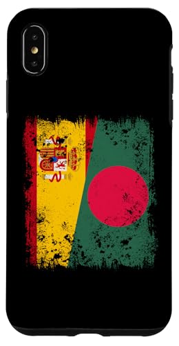 Spanien Bangladesch Halbflagge Spanische Bangladesch Flagge Hülle für iPhone XS Max von Bangladesh Flag Design Proud Bangladeshi Bengali