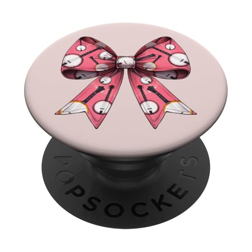 Banjo mit Schleife, für Mütter, Banjoisten, zum Muttertag, Rosa PopSockets Klebender PopGrip von Banjo Banjoist Coquette Aesthetic Girl Women Gifts