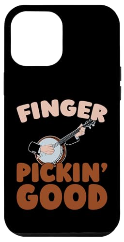 Hülle für iPhone 12 Pro Max Banjo - Bluegrass Saiteninstrument Fingerpicking Banjo von Banjo Geschenke & Ideen