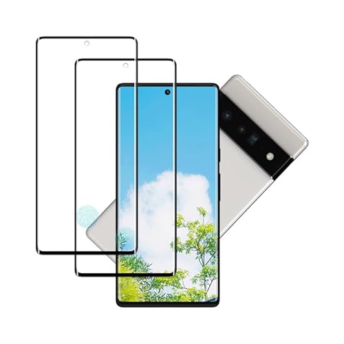 Banuyaw für Panzerglas Google Pixel 6 Pro 5G, 9H Schutzfolie Pixel 6 Pro Folie, Hohe Definition Displayschutz Google Pixel 6 Pro PanzerSchutzGlas, 2 Stück Blasenfreie Pixel 6 Pro Schutzglas von Banuyaw