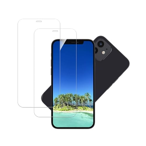 Banuyaw für iPhone 12 Panzerglas iPhone 12 Schutzfolie iPhone 12 Pro Panzerfolie, für 9H Härte Bruchsichere Schutzglas iPhone 12/12 Pro Folie HD Klar Glass Displayschutz, 2 Stück von Banuyaw