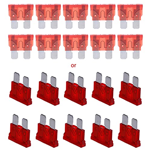 10 Stück Ersatzsicherungen für PKW und LKW 10 ATC Standard 10 A von BaoFufc