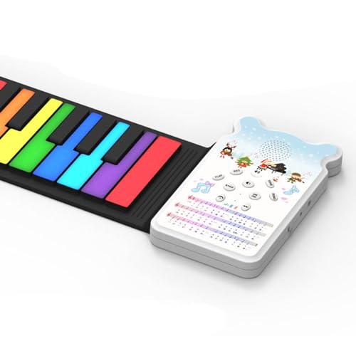 49 Tasten Rolling Electric Piano Keyboard Piano Keyboard Small Rolling Piano Keyboard Silicone Folding Piano Keyboard Small Piano Rolling Piano Piano Piano Keyboard von BaoFufc