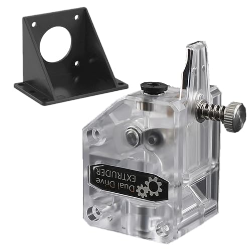 BaoFufc 3D-Drucker-Teile-Extruder, 1,75 mm klarer Extruder, Ender3 3D-Drucker-Filament, Zahnrad-Extruder für 3D-Druckerleistung für kurze Reichweite und Kit von BaoFufc