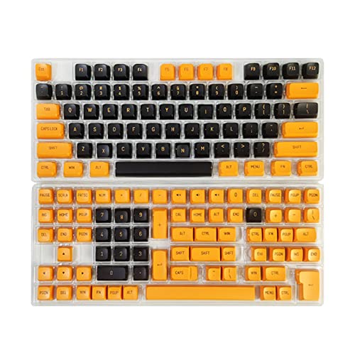 BaoFufc Stilvolle Tastenkappen, CSA-Profil, PBT-Tastenkappen, englisches Layout, 149 Tasten für mechanische Tastatur, zweifarbige Prozesstastenkappen, mechanische Tastatur von BaoFufc