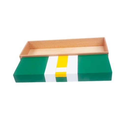 Baoblaze Montessori Binomialwürfel, Montessori Lernspielzeug, 3D Puzzleblock für Kinder, Kleinkinder, 42.6 X 15.6 X 5 Cm von Baoblaze