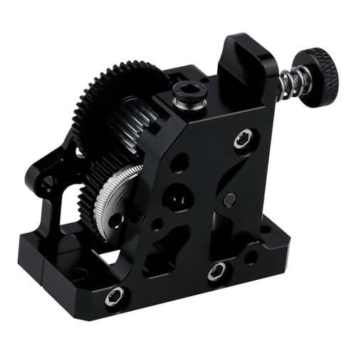 BaotyJie 3D -Drucker -Extruder Zwei Gear Treiber Ersatzteile professionell praktisch Filament Extruder Zubehör, Schwarz von BaotyJie