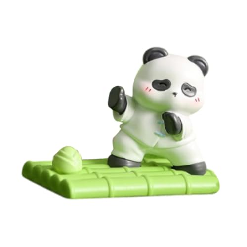 BaotyJie Panda-Handyhalter, Panda-Figur, dekorativ, schönes Geschenk, Sammlerstück, Tierstatue, Schreibtisch-Smartphone-Ständer für Wohnzimmer und Zuhause, Hände Drücken von BaotyJie