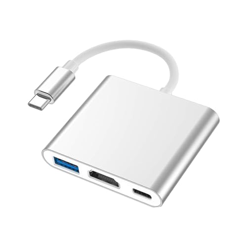 BaotyJie USB-C-auf-, USB-C-Ladeanschluss, hohe Geschwindigkeit, Stabiler Transport, 4K für TV, Home-Entertainment und angeschlossene Geräte, Silber von BaotyJie