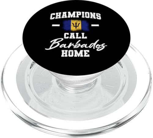 Champions nennen Barbados ihr Zuhause — Barbadische Wurzeln PopSockets PopGrip für MagSafe von Barbados Flag Design Caribbean Island Bajan Pride