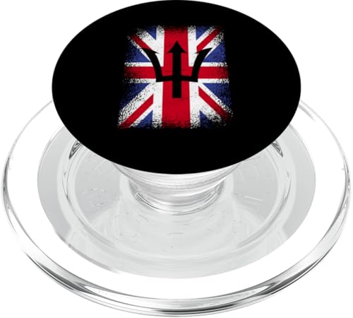 Flagge des Vereinigten Königreichs Barbados Vereinigtes Königreich British Barbadian Pride PopSockets PopGrip für MagSafe von Barbados Flag Design Caribbean Island Bajan Pride