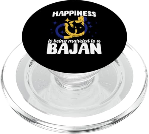 Happiness Is Being Married To A Bajan Barbadian Ehepartner PopSockets PopGrip für MagSafe von Barbados Flag Design Caribbean Island Bajan Pride