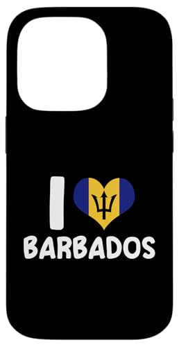 Hülle für iPhone 14 Pro Ich liebe Barbados Proud Bajan Barbadian Roots von Barbados Flag Design Caribbean Island Bajan Pride