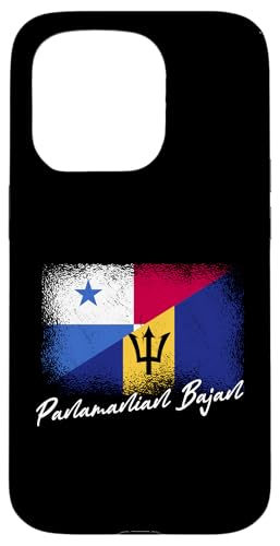 Hülle für iPhone 15 Pro Panamaische Bajan Barbadian Roots Panama Barbados Flagge von Barbados Flag Design Caribbean Island Bajan Pride