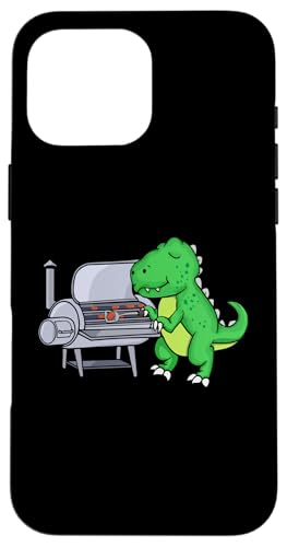 Hülle für iPhone 16 Pro Max Dinosaurier Grill-Liebhaber BBQ Herren Grill von Barbecue Gifts For Dinosaur Lovers