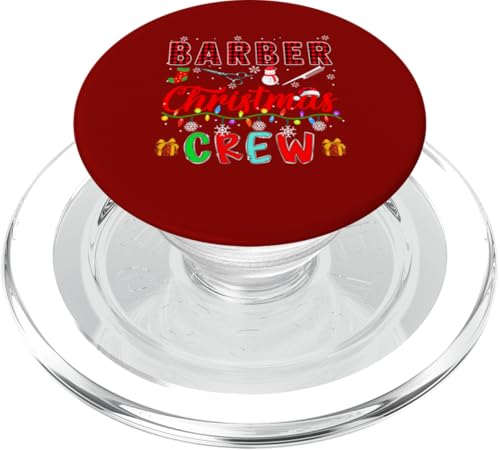 Barber Christmas Crew Matching Job Team Lustige Partys PopSockets PopGrip für MagSafe von Barber Christmas Costume