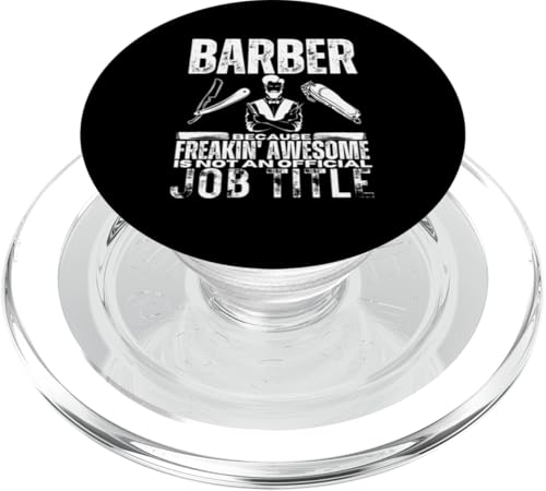 Barbier ist ein toller Job Lustiger Friseur PopSockets PopGrip für MagSafe von Barber Hairdressers Artistry