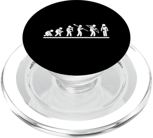 Friseur Evolution Woman Funny Female Barber PopSockets PopGrip für MagSafe von Barber Hairdressers Artistry