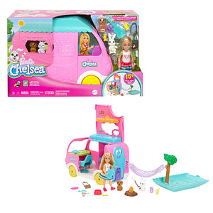 Barbie 2in1 Camper Chealsea Puppenzubehör-Set von Barbie