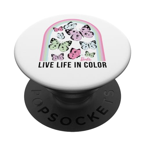 Barbie – Regenbogen-Schmetterlinge leben das Leben in Farbe PopSockets mit austauschbarem PopGrip von Barbie