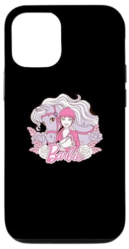 Hülle für iPhone 14 Barbie - Reitsport mit Pferd und Blumen von Barbie