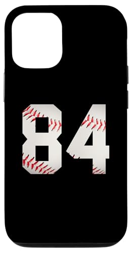 Hülle für iPhone 12/12 Pro Nummer 84 Rückseite – Baseball-Lieblingsspieler nummeriert von Baseball Back Numbers Birthday Apparel Gifts