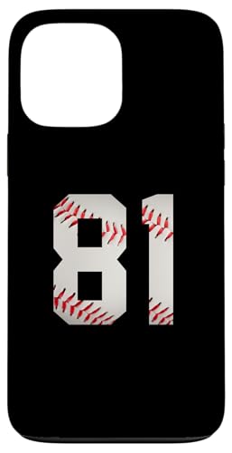 Hülle für iPhone 13 Pro Max Nummer 81 Rückseite – Baseball-Lieblingsspieler nummeriert von Baseball Back Numbers Birthday Apparel Gifts