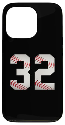 Hülle für iPhone 13 Pro Nummer 32 Rückseite – Baseball-Lieblingsspieler nummeriert von Baseball Back Numbers Birthday Apparel Gifts