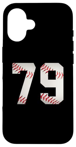 Hülle für iPhone 16 Nummer 79 Rückseite – Baseball-Lieblingsspieler nummeriert von Baseball Back Numbers Birthday Apparel Gifts