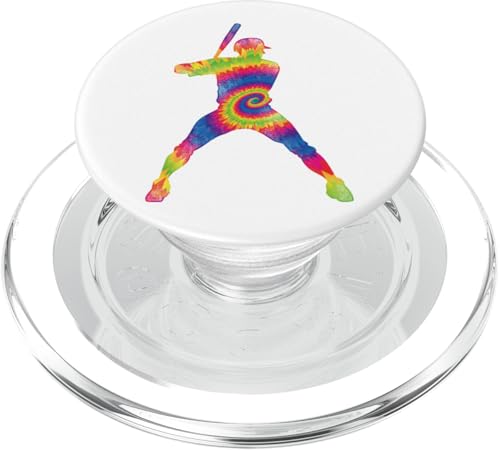 Baseball-Fan, Batik-Teig PopSockets PopGrip für MagSafe von Baseball Saying Theme Player HD0