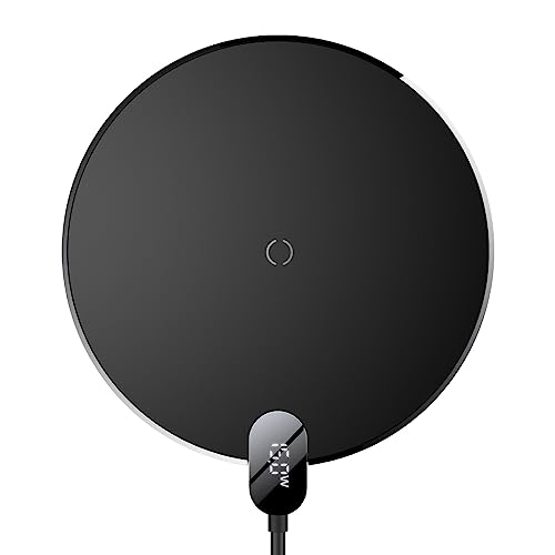 Baseus Inductive Wireless Charger Digital LED 15 W (schwarz) von Baseus