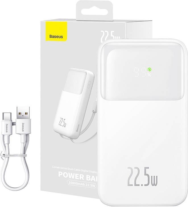 Powerbank Baseus Comet 10000mAh, 22,5W (Balta) (PPMD020002) von Baseus