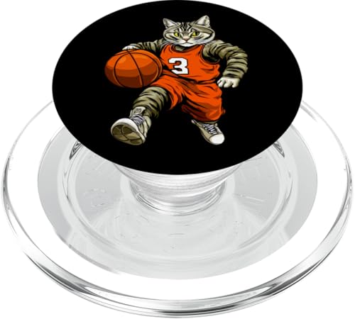 Basketball Katzen PopSockets PopGrip für MagSafe von Basketball Animals